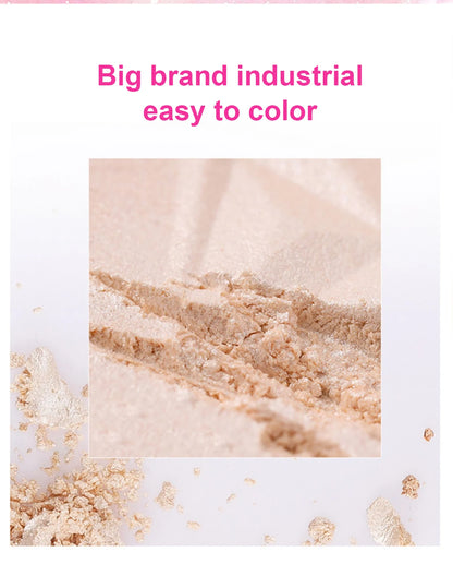 Diamond Highlighter Powder Spray Waterproof High Gloss Glitter Body Bronzer Highlight Powder Face Contour Illuminator Makeup