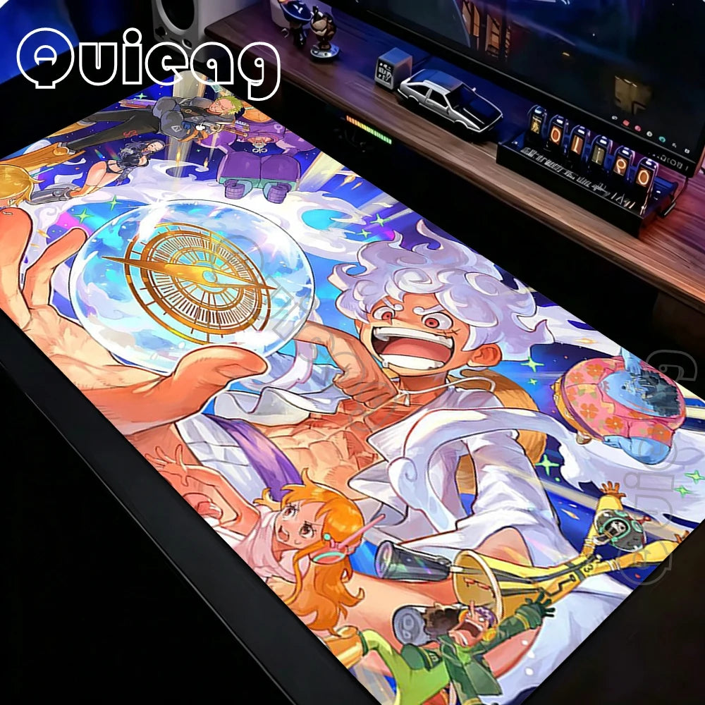 900x400mm Cartoon One Piece Gaming Mouse Pad Speed XXL Rubber Anime Gamer Keyboard Mouse Mat Big Motbook Computer PC Mousepad
