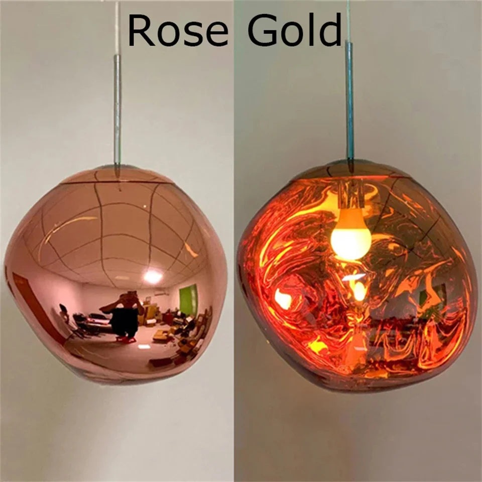 Nordic LED Lava Pendant Lights PVC Lighting Ideal for Living Room Indoor Decor Home Fixtures Loft Kitchen Hanging Lamp