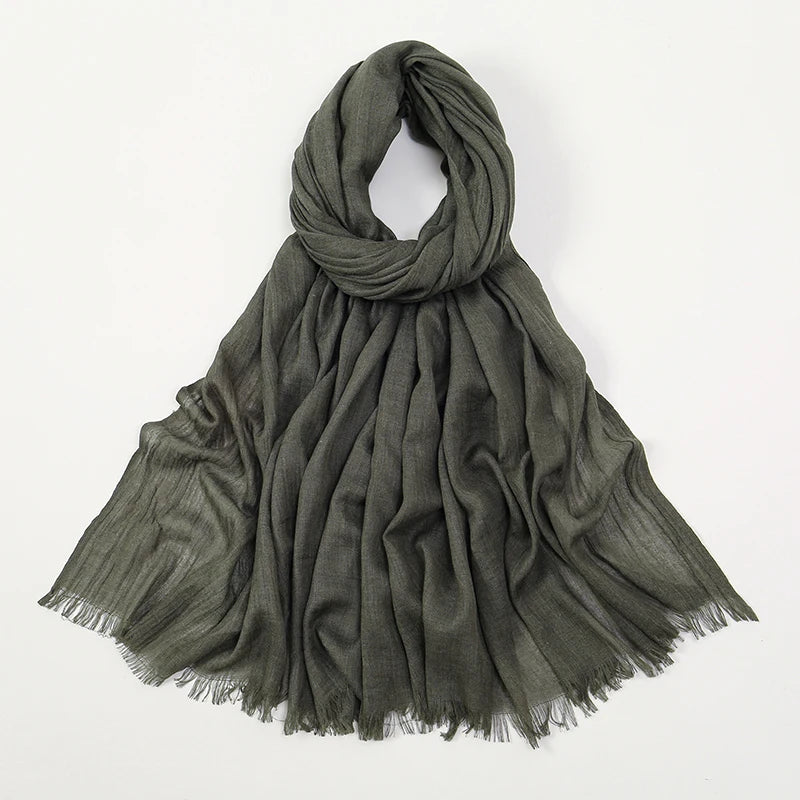 55 Color 110x180cm Big Size Modal Muslim Jersey Hijab Women Solid Scarf Ramadan Long Shawl Plain Soft Turban Wraps Headband