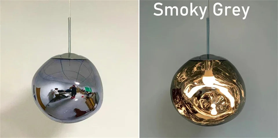 Nordic LED Lava Pendant Lights PVC Lighting Ideal for Living Room Indoor Decor Home Fixtures Loft Kitchen Hanging Lamp