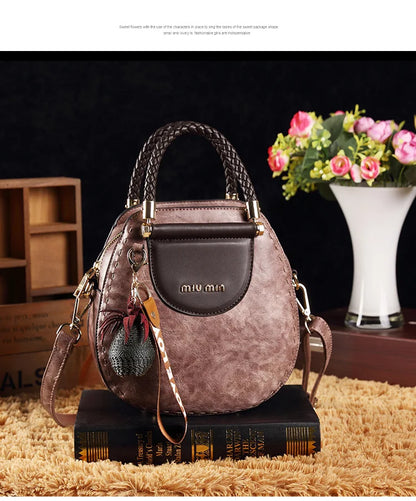 Vintage Women's Bag Luxury Designer Boston Style Women Shoulder Bag High Quality Fashion Crossbody Bags Female Handbags