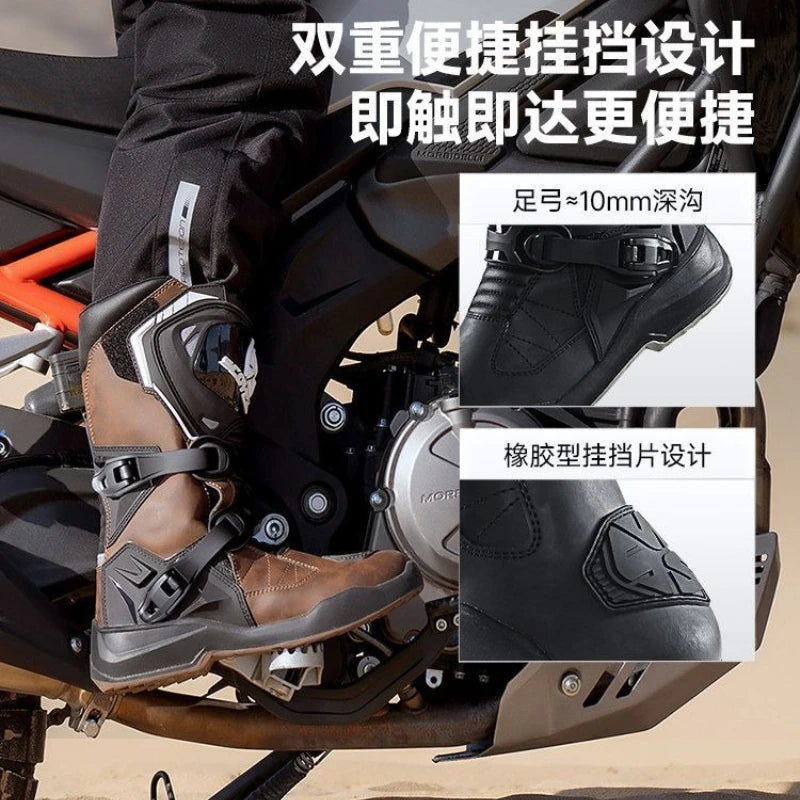 Scoyco MT039WP Motocross Boots Waterproof Botas De Moto Anti-fall Botas Moto Hombre Waterproof Motorcycle Shoes Riding Boots