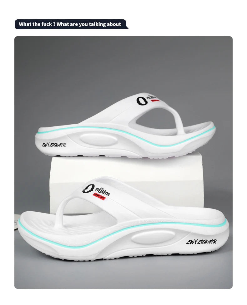 Summer Men Slippers Non Slip EVA Flip Flops Lightweight Home Sandals Soft High Quality Slides Fashion Outdoor Beach Bathroom