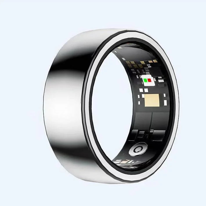 2026 New Smart Ring Heart Rate Blood Pressure Sleep Monitoring Motion Tracking IP68 Waterproof Men Women Smart Ring Holiday Gift