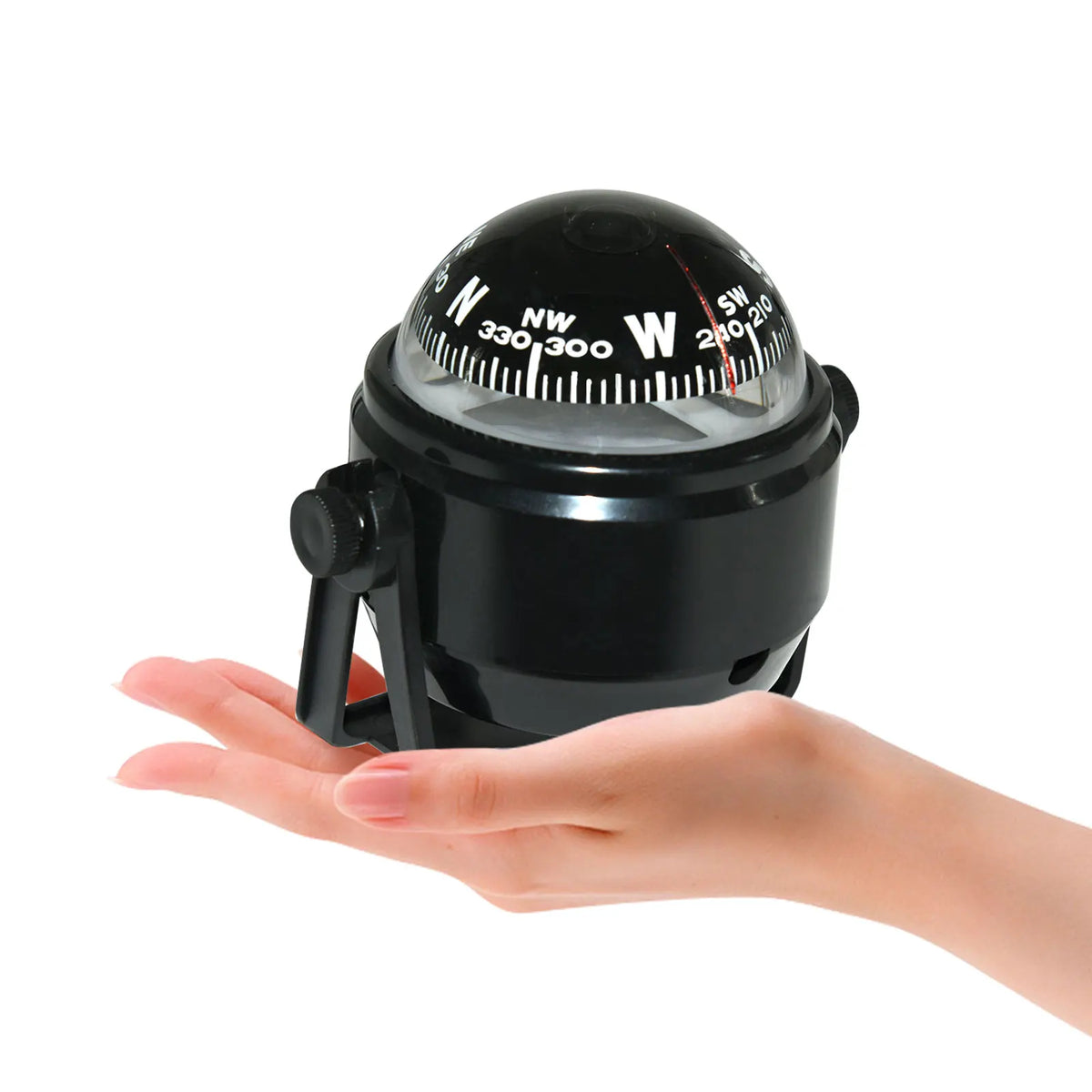 Boat Compass Waterproof Nautical Compass Sea Pivoting Marine With Electronic LED Light For Marine Navigation Positioning