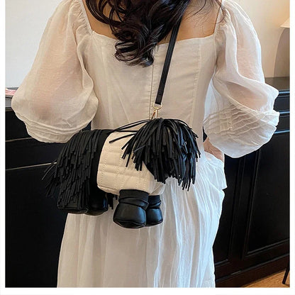 Unique Designer Purse and Handbags for Women Leather Shoulder Bag High Quality 3D Dog Shape Wedding Evening Clutch Bag Party Bag