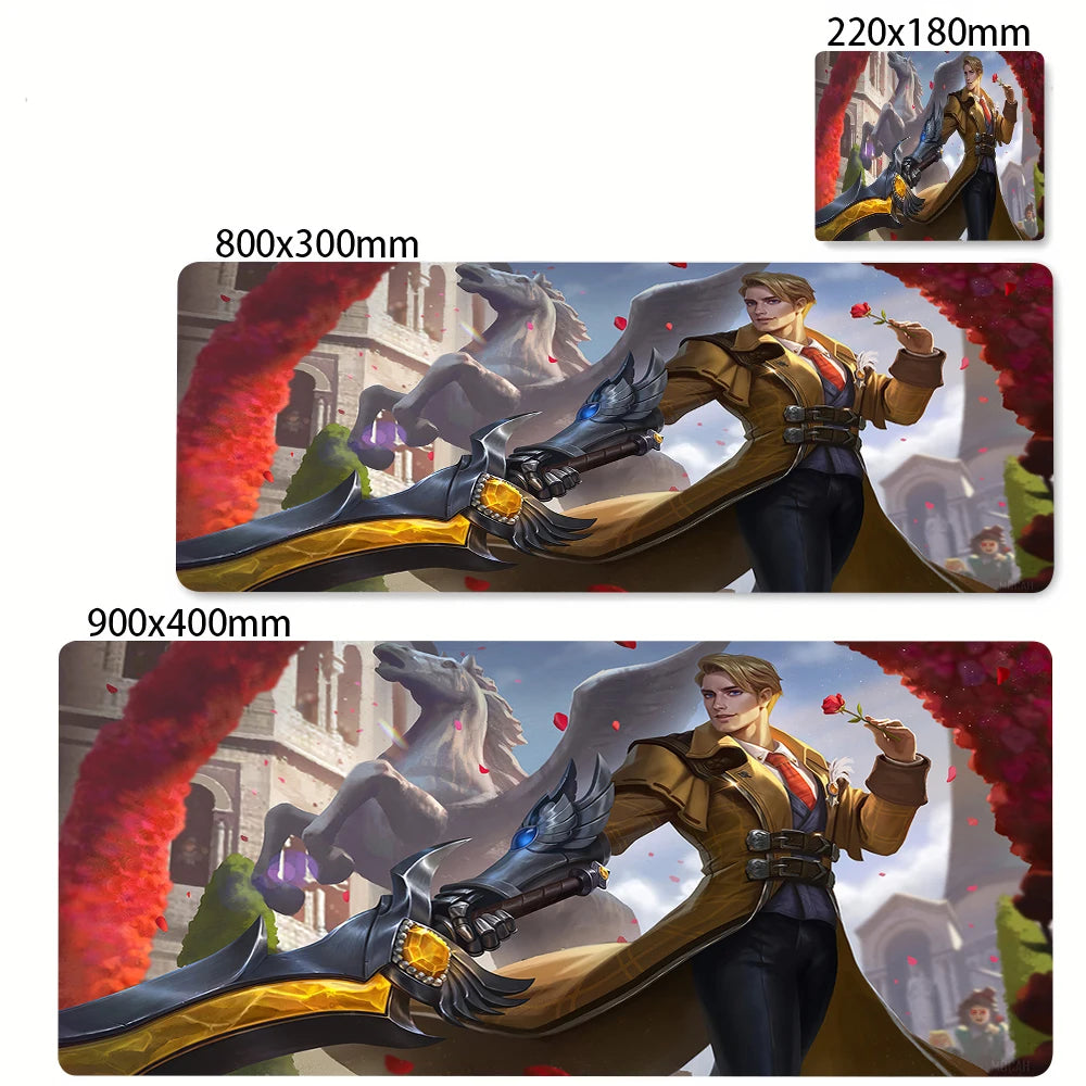 XXL Gaming Mousepad Large Mouse Pad Rubber Mouse Mat Gamer Big Desk Mat Mobile Legends Bang Bang Keyboard XL Mousepads 40x90cm
