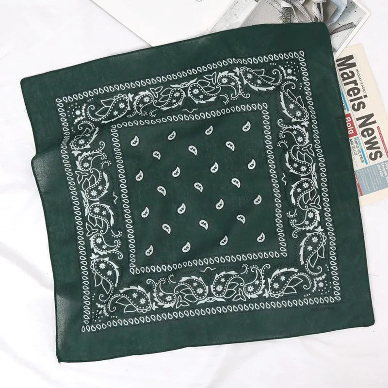 21 Colors Summer Ip Hop Bandana Casual Elegant Thin Breathable Neck Women Head Wrap Hair Scarves Shawl for Women/Men/Boys/Girls