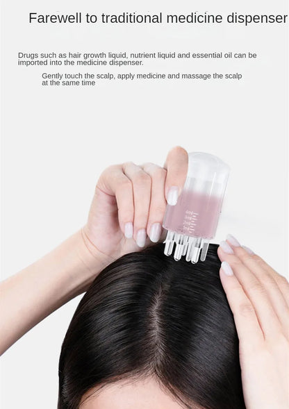 New Scalp Applicator Liquid Comb for Hair Scalp Treatment Essential Oil Liquid Guiding Massager Comb Hair Growth Serum Oil Apply