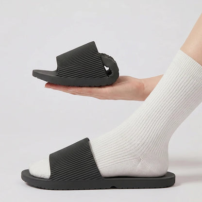Foldable Travel Slippers for Women Men Non Slip Soft Sole Lightweight Bathroom Shower Slippers Quick Dry EVA Hotel Beach Shoes