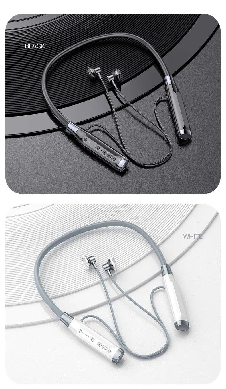 EARDECO 100 Hours Endurance Wireless Headphones Bass In-ear Bluetooth Headphone Earphone Music Sport Earbuds with Mic Stereo