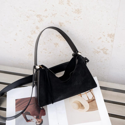 New Genuine Leather Luxury Designer Women Shoulder Crossbody Underarm Bags Cowhide Ladies Large Capacity Tote Bag Fashion Purse