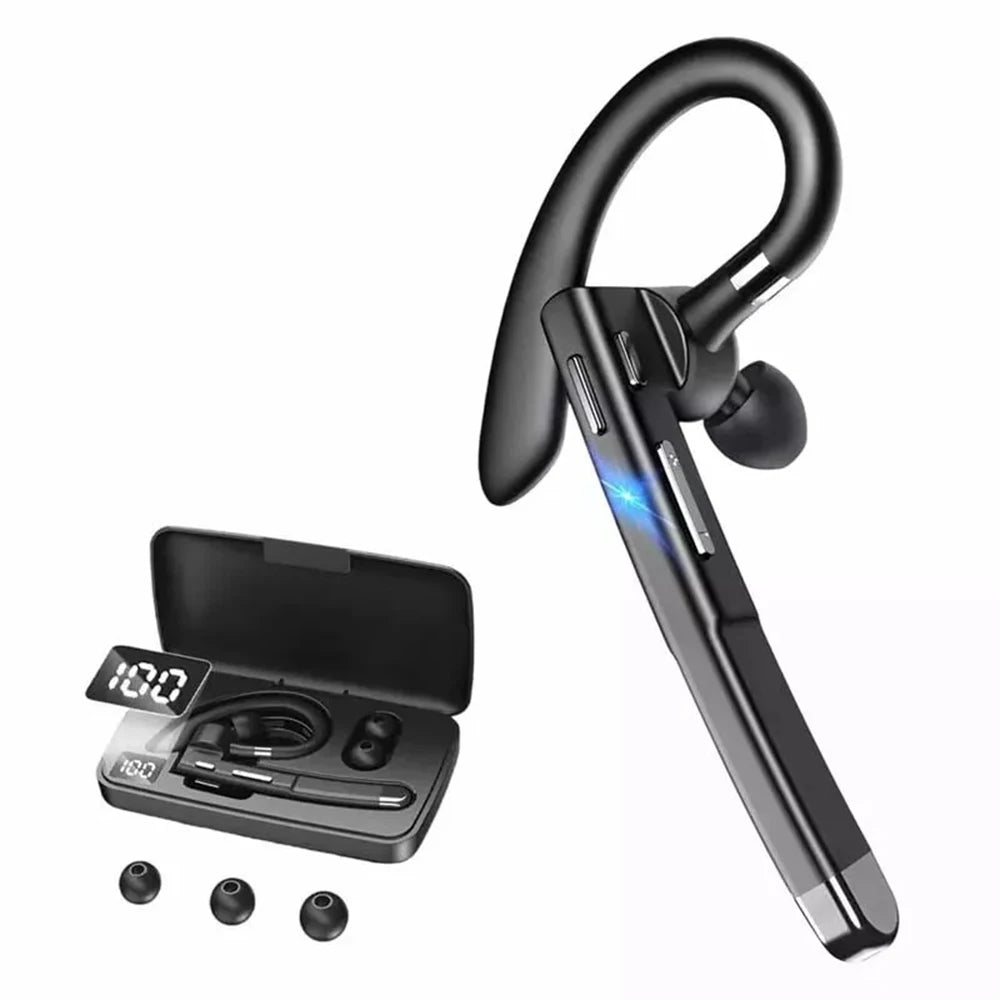 Newest Wireless Headphones Business Bluetooth v5.3 Earphones Hands-free Call Mic Noise Cancelling Headset Earbuds for Driving