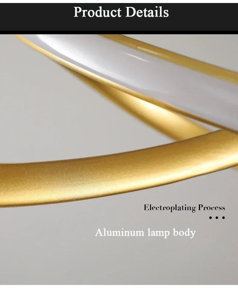 Modern Nordic LED Pendant Lights Minimalist Luxury Lamps for Living Dining BedRoom Home Decoration