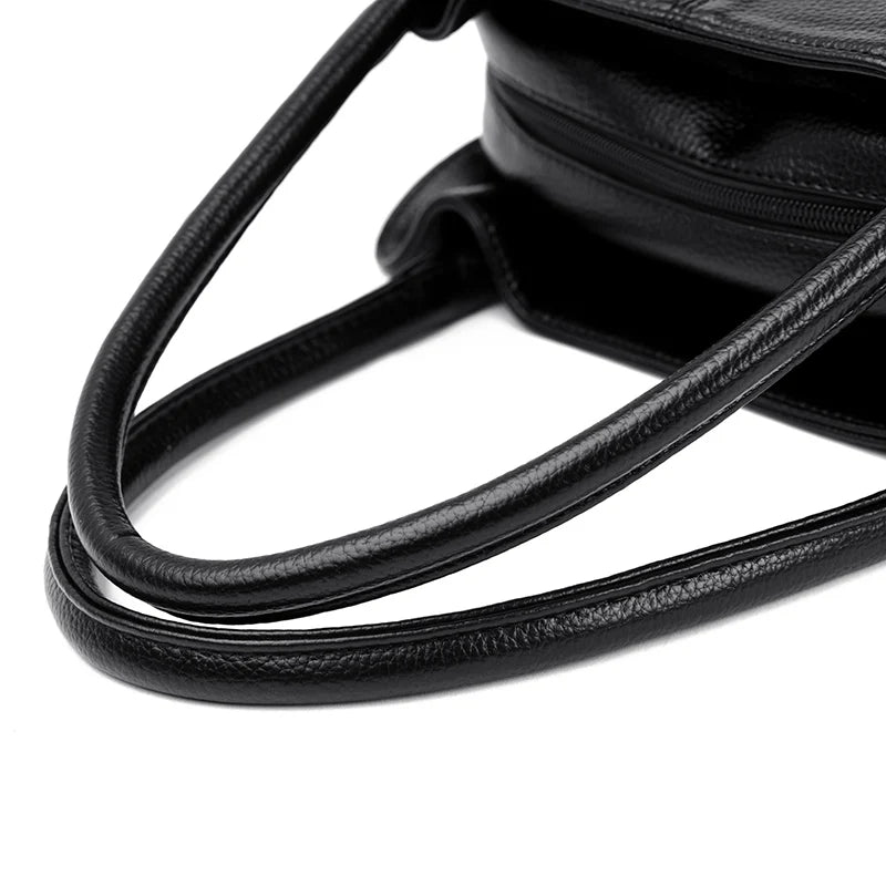 Luxury Designer Women's Handbag Soft Leather Large Capacity Purses and Handbags Casual Shoulder Bags Sac A Main Ladies Tote Bag