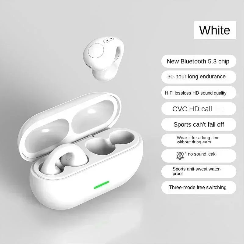 New Original T75 Bone Conduction Wireless Bluetooth 5.3 Headphones Sports Earphones HiFi Sound Quality Waterproof TWS Headset