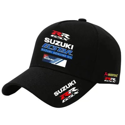 Suzuki motorcycle GSX racing hat, outdoor motorcycle cycling competition duckbill hat, summer cotton sunshade hip-hop hat