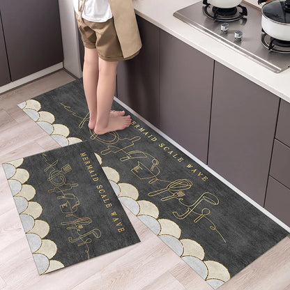 VIKAMA Kitchen Floor Mat Living Room And Bedroom Entrance Door Mat Home Decoration Laundry Room Corridor Long Small Carpet