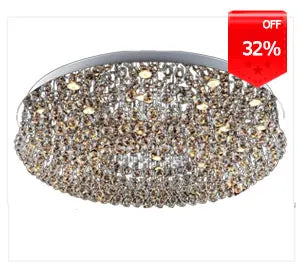 K9 Crystal Ceiling Lights LED Modern Lamps Luxury Chandelier Living Room Dining Bedroom Rectangle LED Lighting Hotel Mall Shop