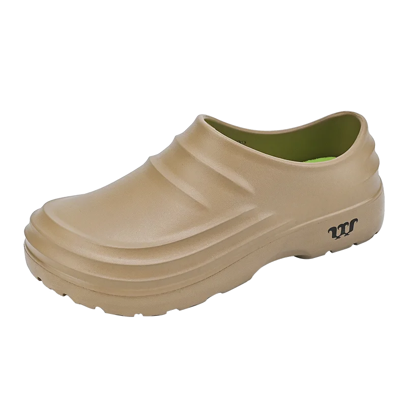 Summer Chef Shoes Anti Slip and Oil Proof Work Shoes Lazy Slippers Casual Trendy Slipper One Step Fashion Garden Shoes For Beach