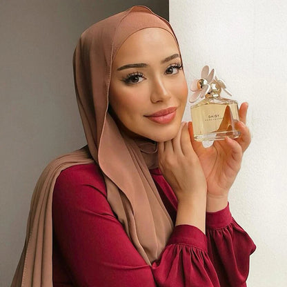 Women Muslim Chiffon Hijab Shawls Scarf Modal Cotton Jersey Hijabs Plain Soft For Woman Muslim Voile Head Wraps 70*180cm Islamic