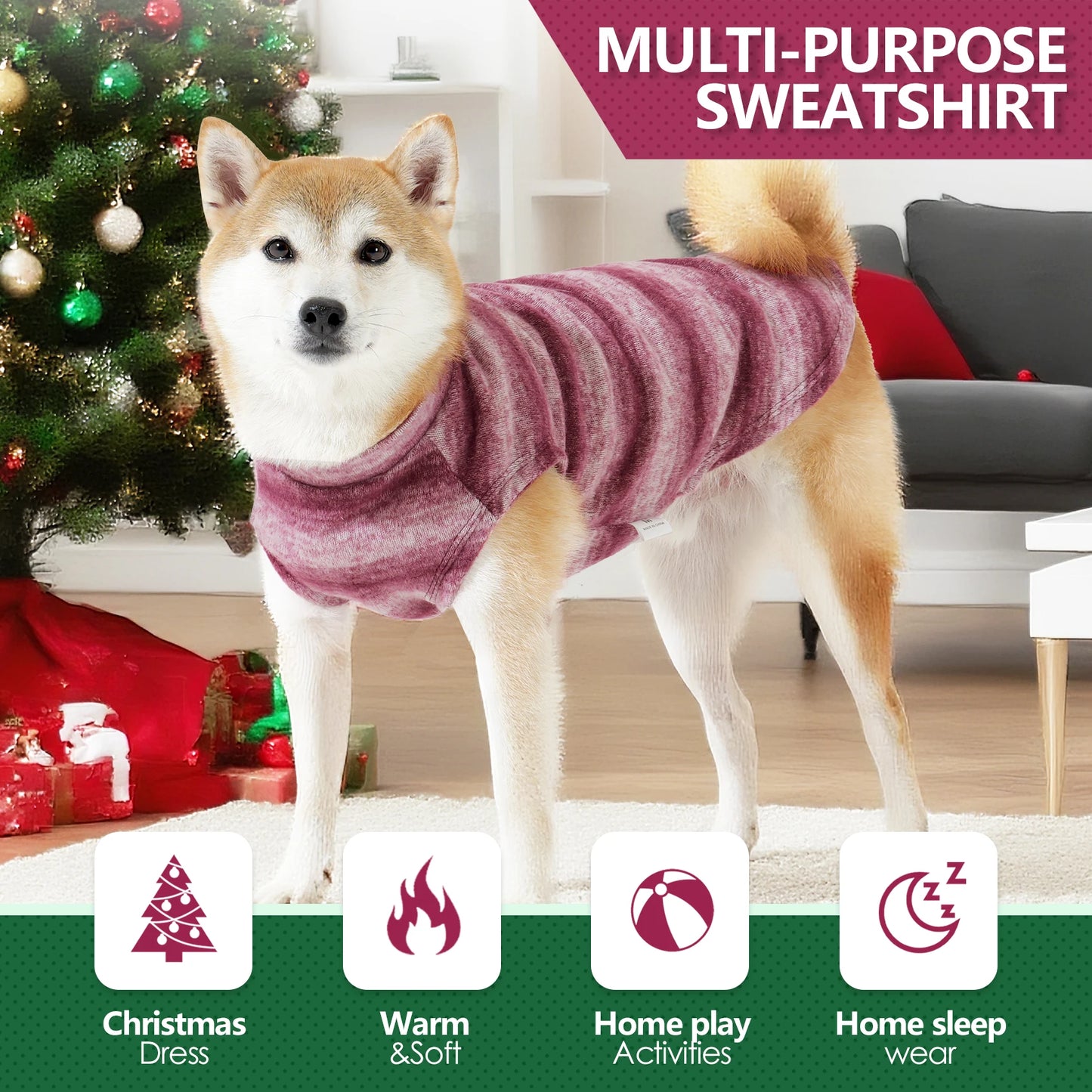 Windproof Plush with Sport Vest Dog Clothes,Pet Keep Warm Jacket No Pull No Choke Design for Small Medium Large Dogs