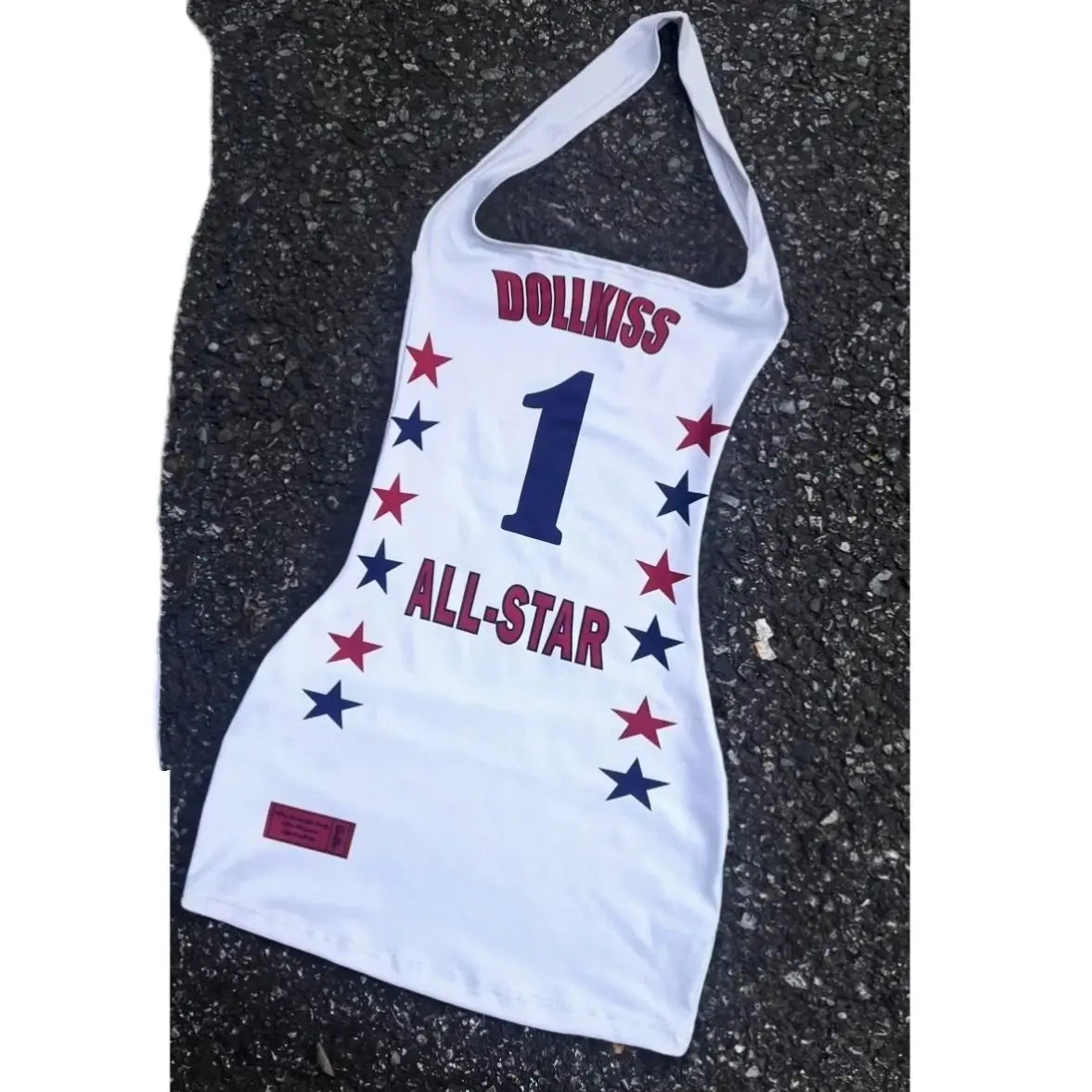 2025 Streetwear Letter Printing Halter Dress Harajuku Sexy Sleeveless Mini Dresses Y2k Aesthetic Women Backless Bodycon Vestidos