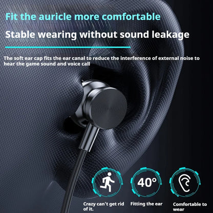 Long Battery Life HiFi Sound Bluetooth 5.4 Earphones with HD Mic Earbuds Wireless Headphones Sports Gaming Neck-hanging Headsets