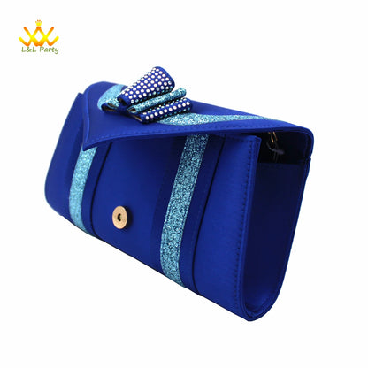 New Spring Autumn Super High Heels Shoes Matching Bag Set in Magenta Color For Nigerian Ladies Wedding Party