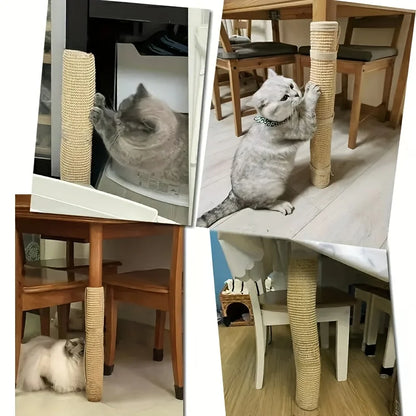 Cat Furniture Protector Natural Sisal Cat Scratcher Mat Cat Scratch Mats Horizontal Cat Floor Scratching Pad Rug Protect Couch