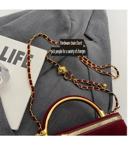 New Frosted Handbags Women's Square Bags Mini Lipstick Cosmetics Packs Ladies Handbags and Purse Niche Shoulder Crossbody Bags