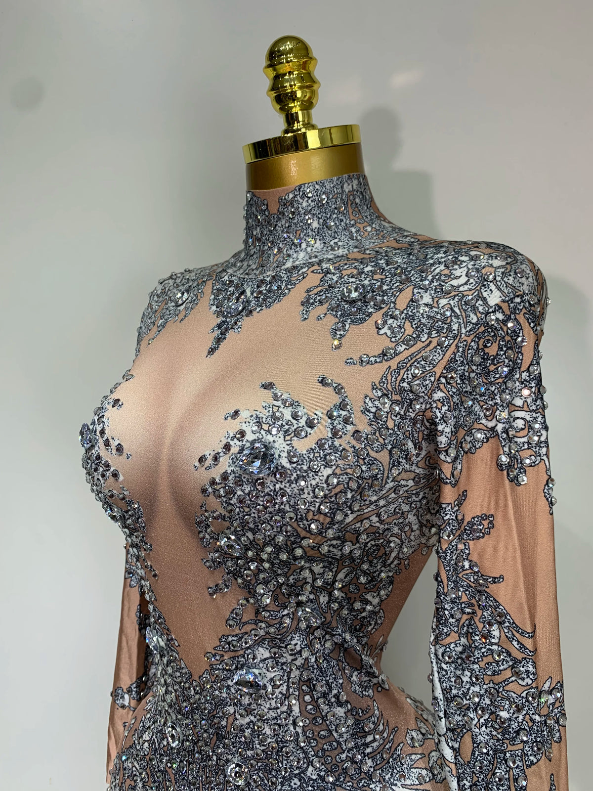 Sparkly Rhinestones Jumpsuit Fashion Sexy Stretch Dance Costume Nightclub Bodysuit Birthday Outfit Evening Party Leggings