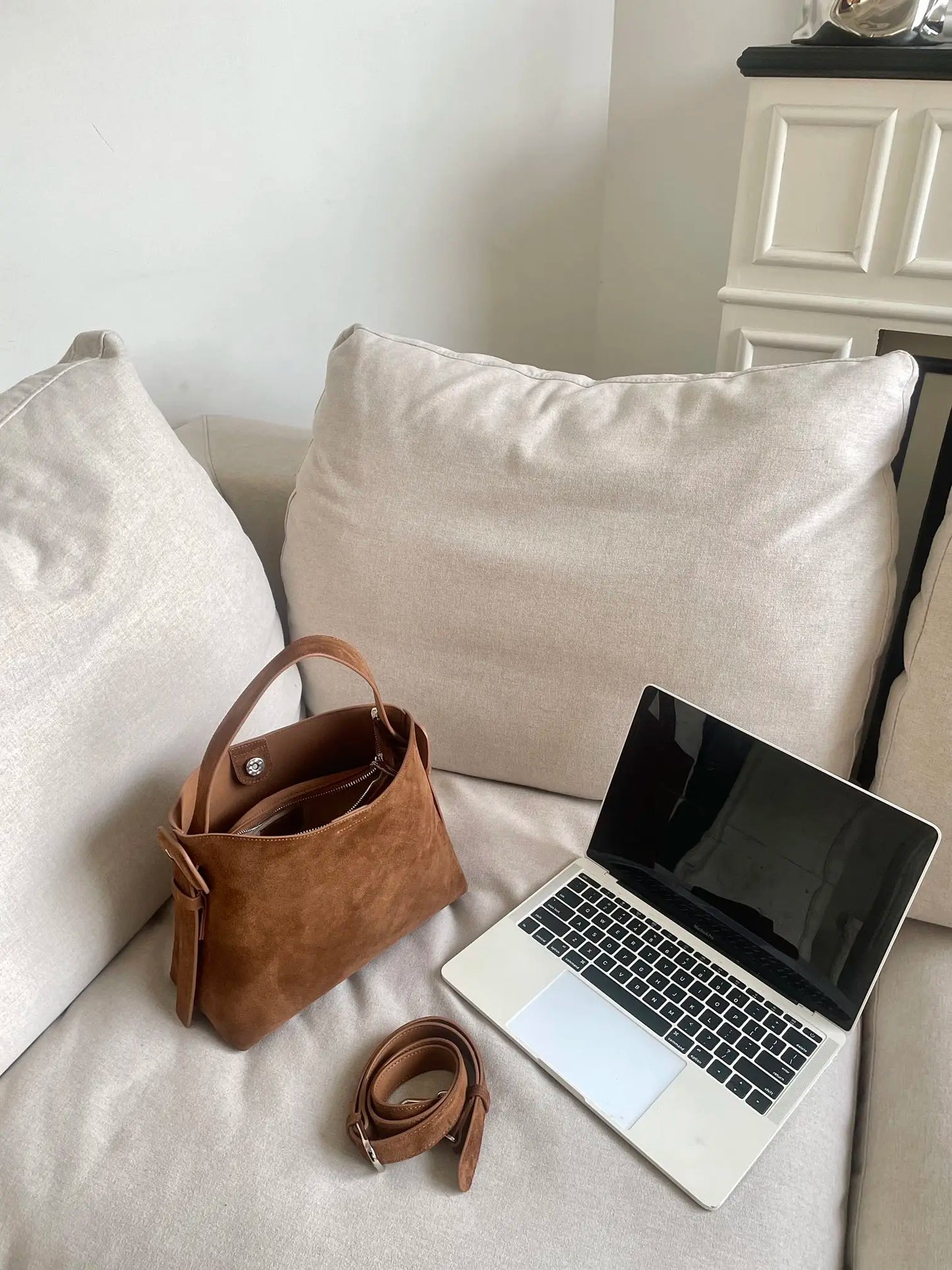 Suede Cowhide fashion ladeis shoulder cross brown bags luxury designer women coffe handbags angola red