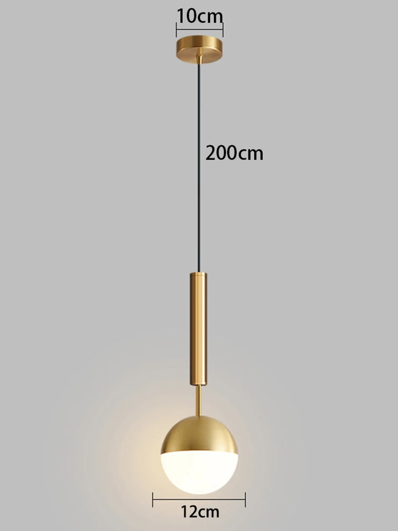 1pc Modern Home Decor LED Lights Bedroom Lamp Bedside Pendant Light Lamps LED Chandeliers Hanging Light Indoor Lighting