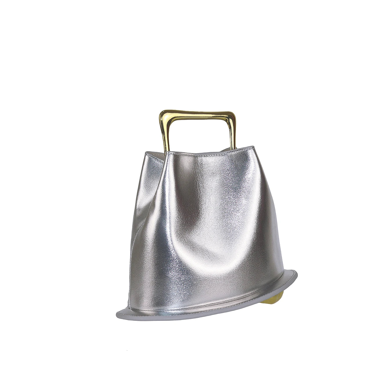 Fashionable Purses for Woman Silver Top-Handle Bags Hat Shape Handbags for Woman Shoulder Bags Evening Bags Luxury Designers