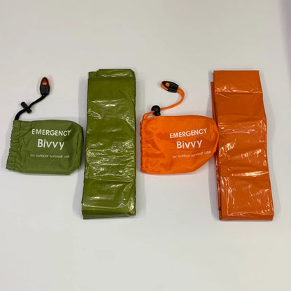 Emergency Sleeping Bag Ultra Waterproof Mylar Thermal Blankets Lightweight Survival Sleeping Bag Keep Warm for Camping Hiking