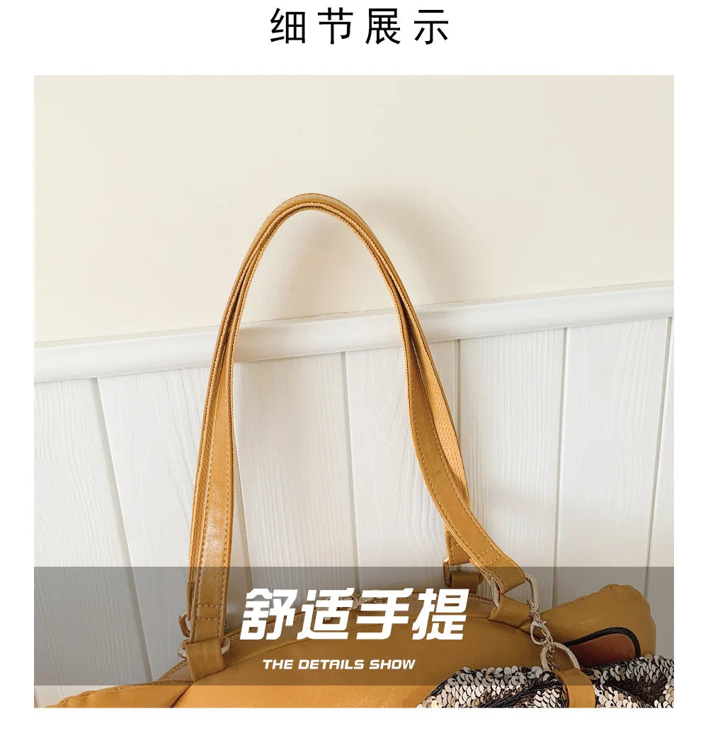 Luxury Designer Women Soft Leather Shoulder Bag Commuter Handbag Fashion Female Crossbody Bags Ladies Casual Tote Bag Sac A Main