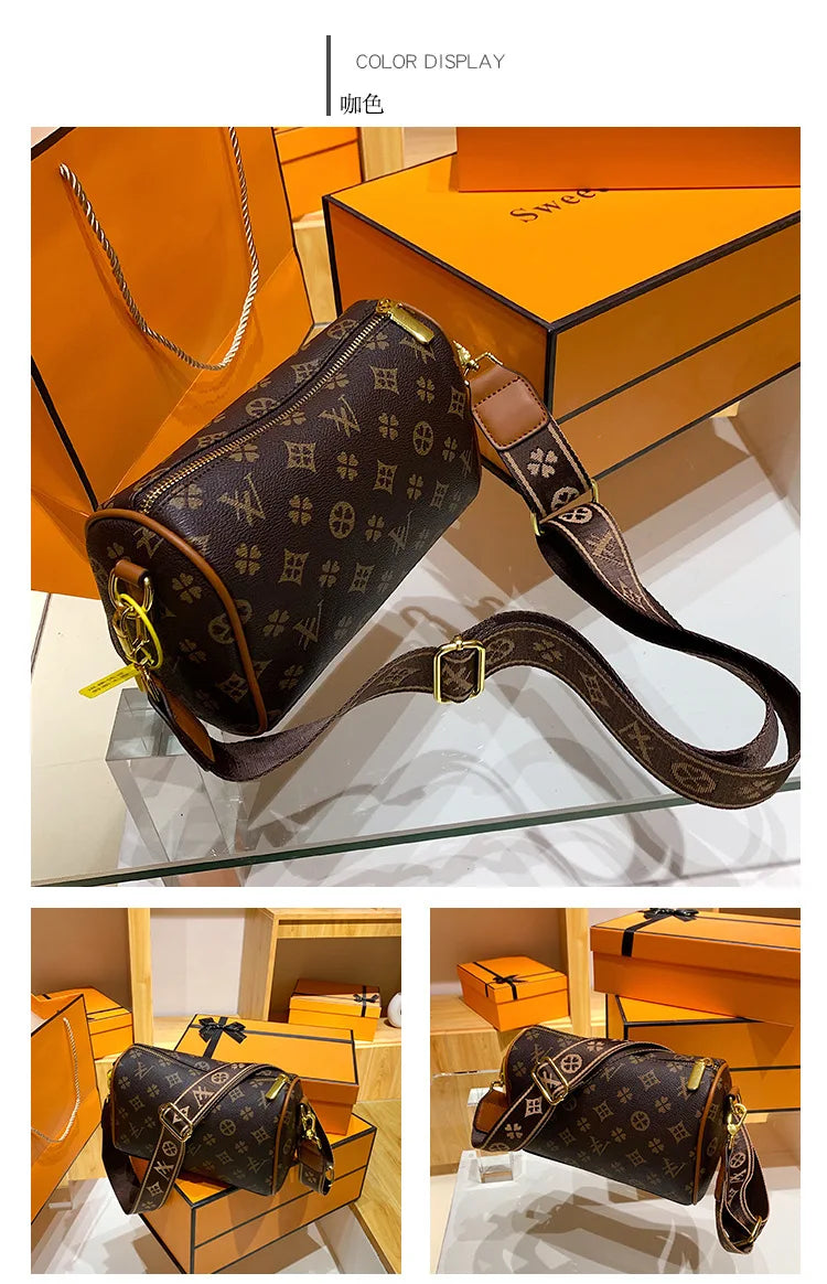 New designer luxury women's handbag multifunctional sloping shoulder handbag portable travel daily handbag