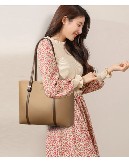 Large Capacity Shopping Bag for Daily Commuting Hand Bags Luxury Shoulder Bags High Quality Pu Leather Hnadbags Caual Tote Sac