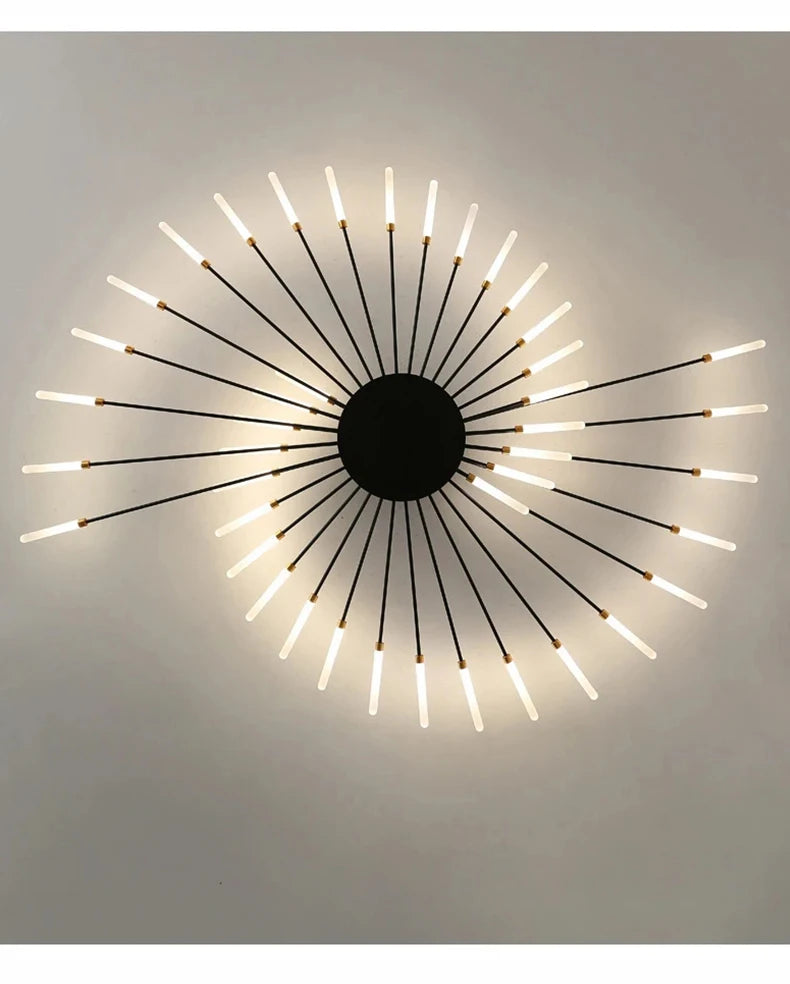 Modern Firework s Led Ceiling Lamp Creativity Living Dining Room Ceiling Chandelier Home Lighting Bedroom Light Luster Luminaire