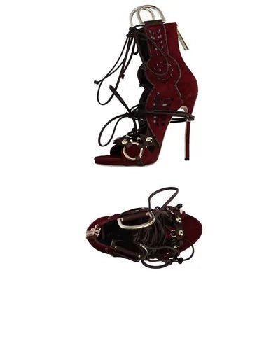 Thin High Heel Peep Toe Design Fluffy Sandals Women Fashion Strap Ankle Feather Sandals Zip Summer Show New Shoes Embroidery
