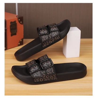 Men's Genuine Leather Sandals Comfortable Man Sandal House Slippers Man Summer Shoes Sale Genuine Mens Slipper Flip Flop Slides