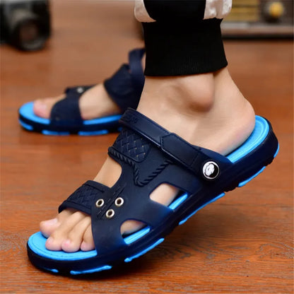 Marlisasa Men Casual High Quality Light Weigh Pvc Flip Flops Male Leisure White Beach Home Flip Flops Chanclas De Hombres F5753b