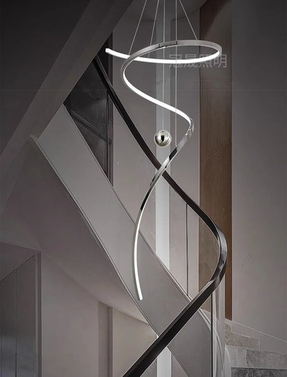 Modern home decor led lights pendant light lamps forstaircase Chandeliers for living room hanging light indoor lighting