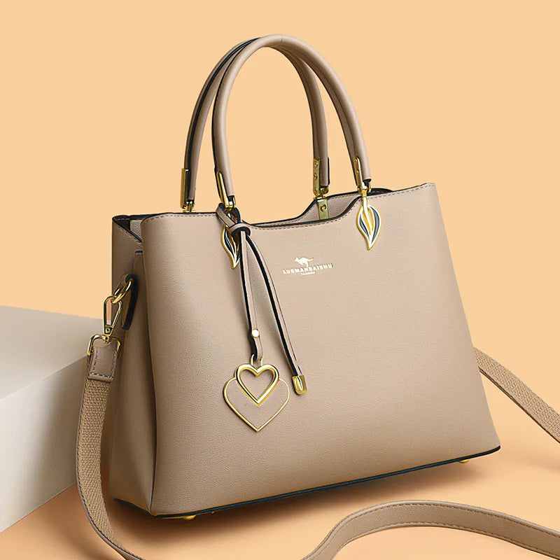 2023 Luxury Women Designer  Shoulder Crossbody  Fashion Ladies Large Capacity Leather Handbag Shopper Brand Messenger Totes