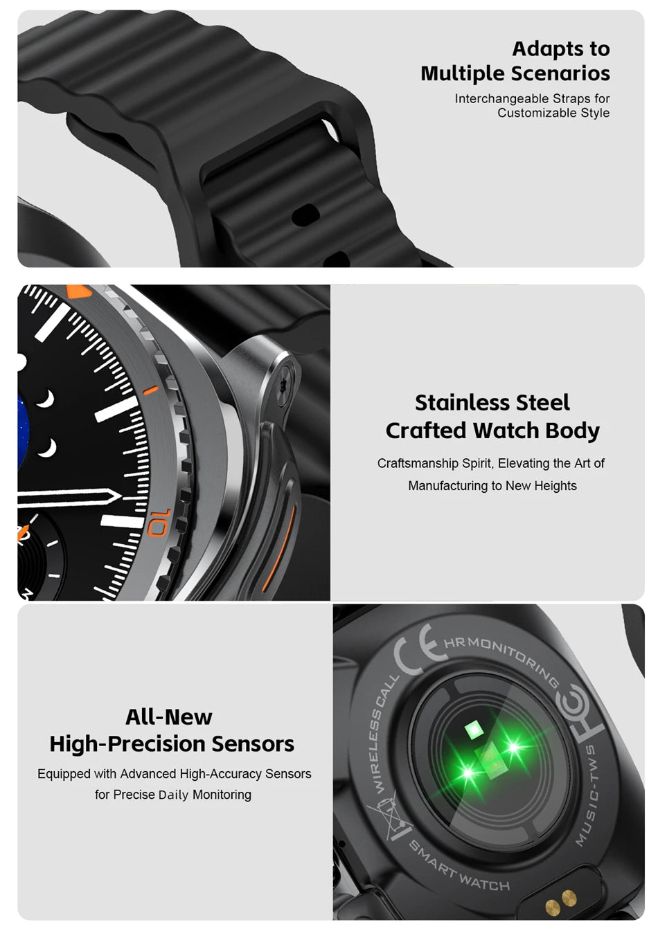 New 2026 TWS 2-in-1 Wireless Headset Smart Watch 7 Ultra AMOLED HD Screen Smartwatch with Earbuds Bluetooth Call Sports Watches