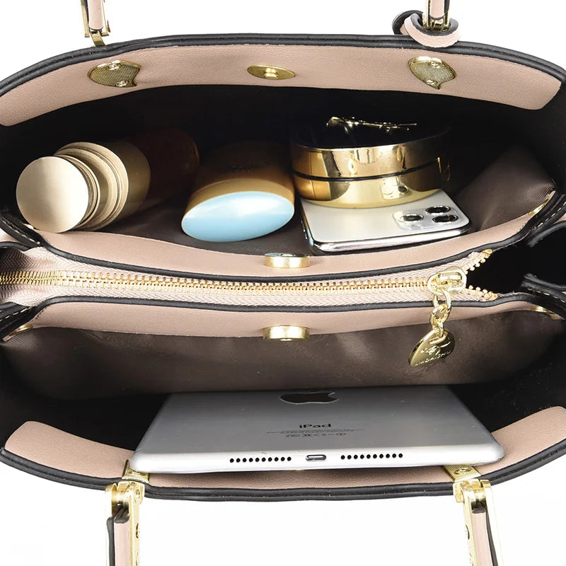 2023 Luxury Women Designer  Shoulder Crossbody  Fashion Ladies Large Capacity Leather Handbag Shopper Brand Messenger Totes