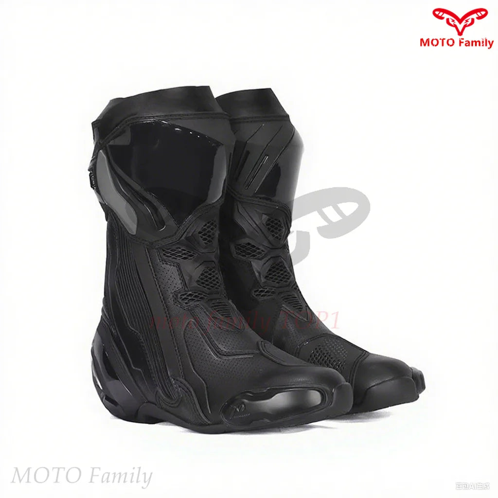 Riding Boots, Motorcycles, All Season Waterproof Riding Shoes, Off-Road Competitive Track Motorcycles, Men's and Women's Styles