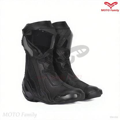 Riding Boots, Motorcycles, All Season Waterproof Riding Shoes, Off-Road Competitive Track Motorcycles, Men's and Women's Styles